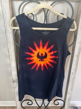 Earth Wind & Fire Ceremony of Roses Large Tank Top Phoenix Sunburst Graphic